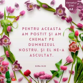 Versetul zilei:
„Pentru aceasta am postit şi am chemat pe Dumnezeul nostru. Şi El ne-a ascultat.” Ezra 8:23

Citește Devoționalul de astăzi și multe alte meditații biblice pe https://devotionale.ro

#devotional #devotionale #versetulzilei #Biblia #Dumnezeu #crestin #unversetpentrutine #versetedeincurajare #credinta #versetulbiblic #Bibliazidezi #versetecrestine #sfatdivin #Bibleverse #Biblewisdom