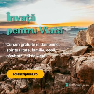 Pe www.solascriptura.ro găsești cursuri gratuite în domeniile: spiritualitate, familie, copii, sănătate și stil de viață. Învață pentru Viață!

#solascriptura #cursuri #viata