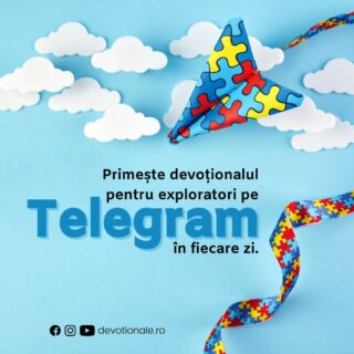 Primește devoționalul pentru exploratori pe Telegram în fiecare zi.
Abonează-te la canalul https://t.me/DevotionalExplo.

#devotional #devotionale #explo #telegram #zilnic #abonare